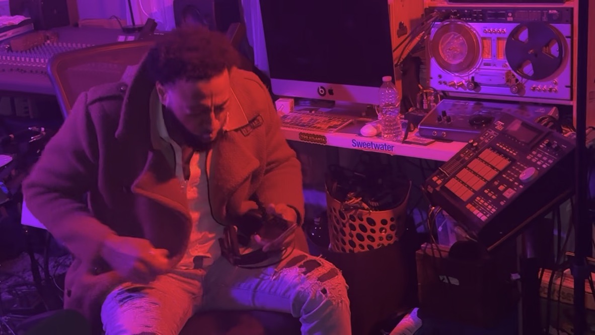 Rodrick in the recording studio